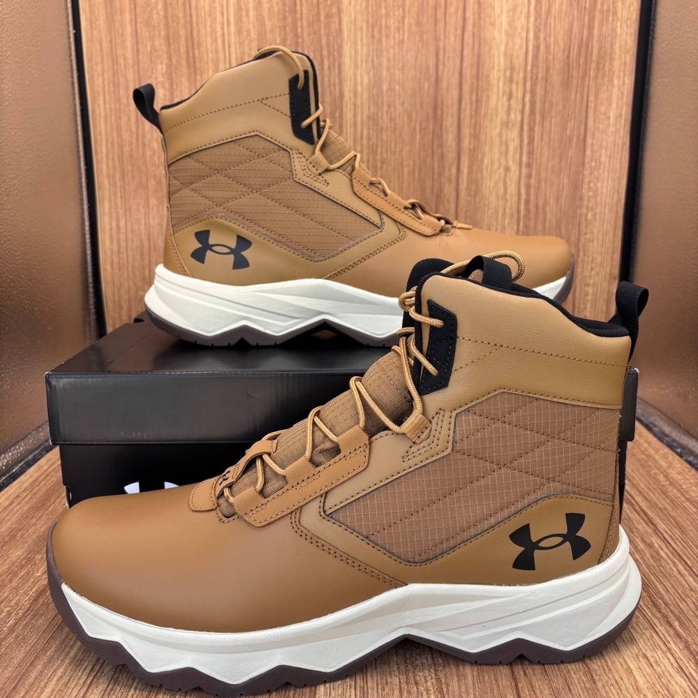 Under Armour Stellar G2 6" Boots Mens 12 Brown Tactical Work 3025578-200 NEW